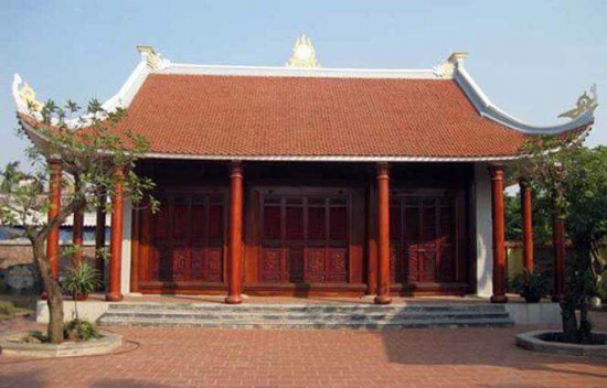 Mẫu nhà gỗ 3 gian 18 cột có dĩ