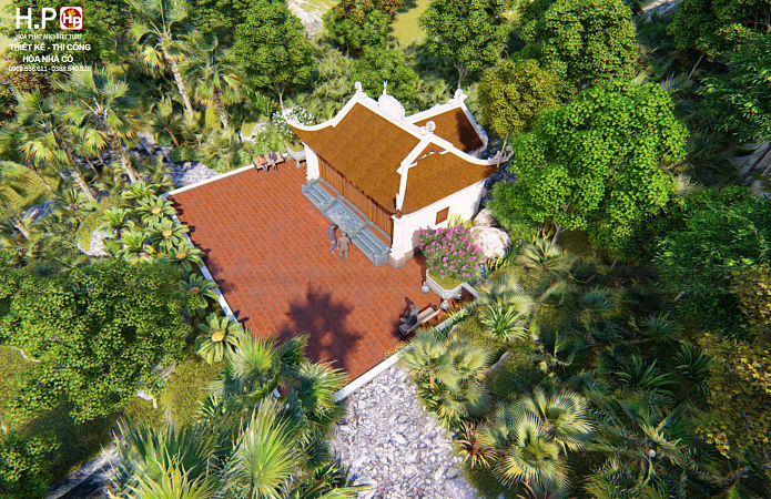 Mẫu thiết kế nhà thờ 3 gian có hậu cung